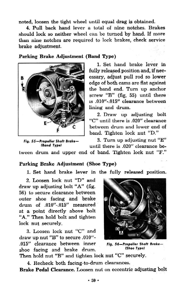 1959 Chevrolet Truck Operators Manual Page 65